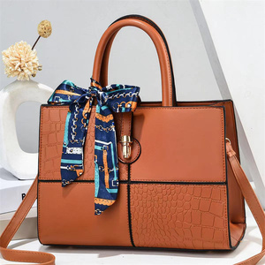 Bolsa de Mano de Cuero PU de Gran Capacidad, Elegante y Portátil, Bolsos de Mano de Lujo para <span class=keywords><strong>Mujer</strong></span>, Directo de Fábrica - Product Image 6