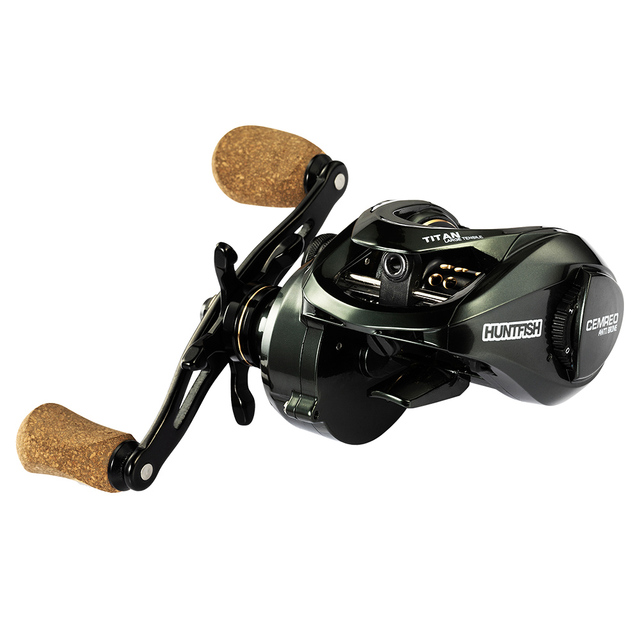 Newbility TITAN 13+1BB Nylon Aluminum Alloy Spool Baitcasting Reel 6.3:1 Gear Ratio Magnetic Brake River Lake