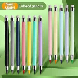 Ensemble promotionnel de crayons de couleur éternels en plastique HB sans encre, ne nécessitant pas d'affûtage, résistants à la casse, pour le <span class=keywords><strong>papier</strong></span> - Product Image 2