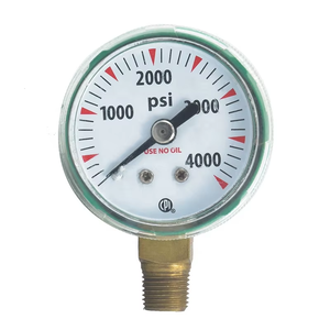 Y50ASS <span class=keywords><strong>50mm</strong></span> zuurstofdrukmeter in schroefplastic behuizing, medische meter - Product Image 1