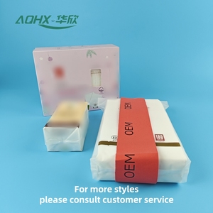 Biểu Tượng Tùy Chỉnh Oem100 % <span class=keywords><strong>Cotton</strong></span> Không Dệt Vải 6*8Cm Vuông Bông Pad Dùng Một Lần Bông Mặt Trang Điểm Remover Pad - Product Image 4