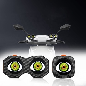 La mejor luz trasera inteligente controlada por aplicación Devil Eyes-82 modos lámpara trasera Led impermeable para bicicleta eléctrica/scooter/motocicleta con control remoto - Product Image 1
