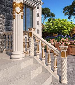 Stampo per <span class=keywords><strong>Ringhiera</strong></span> <span class=keywords><strong>in</strong></span> Plastica a Consegna Rapida, Stampi per Balaustre, Barriere e Bollard per Ringhiere di Scale e Balconi - Product Image 2