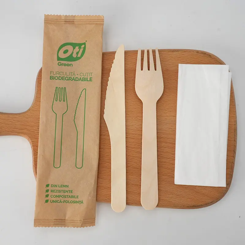 Disposable Forks Spoons Knives Cutlery for Seaweed onigiri rice ball Hand-Pulled Noodle and Plastic Free to Wooden Silverware