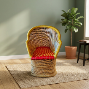 Muebles de Bambú para Exteriores con Funda Extraíble de Lino, Tapicería de Lino, No Plegable, para Sala de Estar, Dormitorio, Apartamento - Diseño Moderno BS - Product Image 3