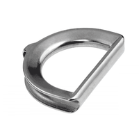 Anneau en D en acier inoxydable M6*50mm avec œillet pour voile d'ombrage