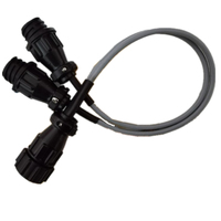 Adaptateur de prise USB double partagée AIS PILOT PLUG SPLITTER, interface 1/2, câble USB, matériau ABS, type standard