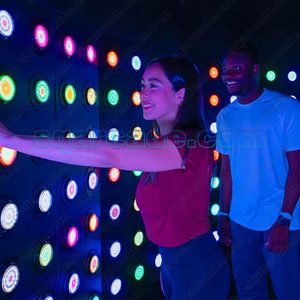 Jeux de boutons de lumière LED interactifs Indoor Metal Team Building Challenge Push Spot Amusement Park Facility - Product Image 6