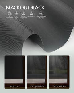 Stores extérieurs éclectiques en tissu polyester avec lamelles en aluminium, imperméables et durables pour <span class=keywords><strong>garage</strong></span> et patio - Product Image 6