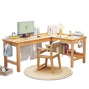 <b>Solid</b> <b>Wood</b> <b>Desk</b> Chair With Armrests Blue White Modern Minimalist Study Office Chair For Home Use - Product Image 5