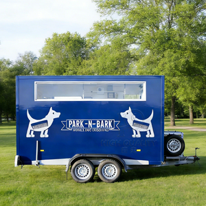 Remorque <span class=keywords><strong>de</strong></span> toilettage pour animaux <span class=keywords><strong>de</strong></span> compagnie durable, construction en aluminium, station mobile <span class=keywords><strong>de</strong></span> lavage et <span class=keywords><strong>de</strong></span> toilettage pour chiens avec ventilation - Product Image 1