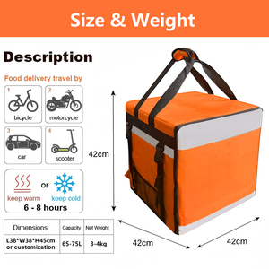 Bolsa de Reparto de Comida con Batería, Caja para Paquetes, Venta al Por Mayor, China Flower, Superventas - Product Image 5
