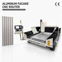Mesin CNC Router 1300x3000mm untuk Papan Cladding Logam Berat, Pembuatan V-Grooving dan Pemesinan pada Dinding Tirai Aluminium