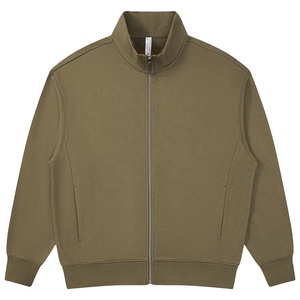 Sudadera con Cremallera 100% Algodón 330gsm al por Mayor, Cómoda, Informal y a la Moda para Unisex, con Logotipo Personalizado, Sudaderas con Capucha Lisas - Product Image 3