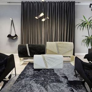 Bolso de Mano Cuadrado con Mosaico Hecho a Mano, Incrustaciones de Piedras Coloridas, Correa de Cadena Ecológica, Cierre Magnético, Forro de Satén |   Bolso Bandolera para - Product Image 2