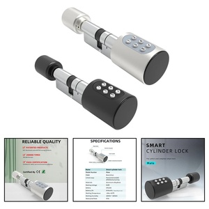 <strong>Small</strong> size Keyless <strong>Door</strong> <strong>Lock</strong> Electronic Cylinder <strong>lock</strong> RFID card Password Dry Battery Euro smart cylinder <strong>lock</strong> - Product Image 2