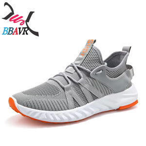 Zapatillas Deportivas Transpirables Ligeras para Hombre, con Malla de Goma, Cordones, Estilo Casual, Color Blanco, para Uso Diario, Otoño y Primavera - Product Image 1