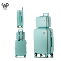 Ensemble de petites bagages ABS frais multicolores modernes avec logo personnalisable pour le voyage Ensemble de bagages à main