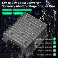 Câble d'alimentation étanche pour camping-car, convertisseur DC 12V vers 57V 4.5A pour routeur Starlink Gen 3, adaptateur mâle 2.1mm x 5.5mm