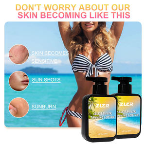 Crème autobronzante instantanée pour le corps, bronzage foncé en 8 heures, lotion bronzante sans soleil, sans traces - Product Image 6