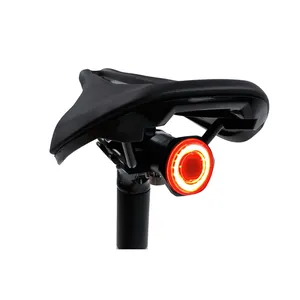 USB Rechargeable COB LED Bicycle Rear Light Intellint Speed and Induction Brake Sensor for Road MTB Bikes IP64 Waterproof