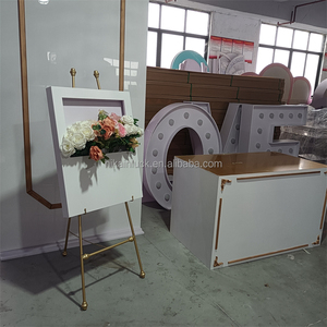 <span class=keywords><strong>2025</strong></span> New Wedding <span class=keywords><strong>Acrylic</strong></span> hoa hộp trang trí hiển thị hộp Chào mừng dấu hiệu trang trí plinth - Product Image 2