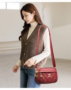 Wholesale New Design Handbags Women Shoulder <b>Bag</b> <b>Soft</b> PU <b>Leather</b> Crossbody <b>Bag</b> Fashion Female Shoulder <b>Bag</b> - Product Image 2