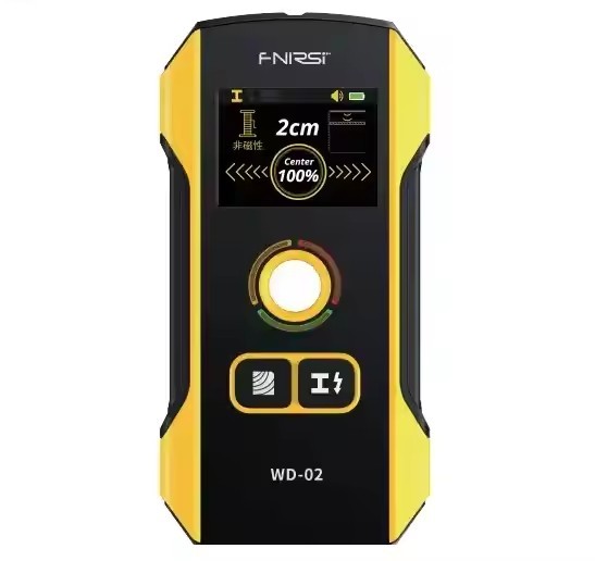 FNIRSI WD-02 Wall Detector Stud Finder New Design Positioning Hole TFT Display AC Live Cable Wires Metal Wood Stud Wall Scanner