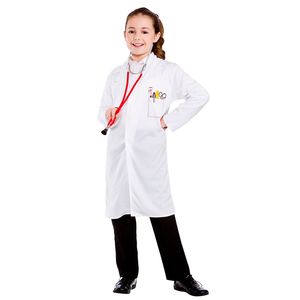 Niños Doctor disfraz niños niñas juego de rol ocupaciones vestido de lujo traje DR para Cosplay fiesta Carnaval - Product Image 3