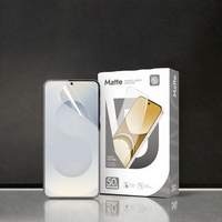 Films de protection d'écran en hydrogel souple TPU 2.5D/3D anti-traces de doigts mats pour téléphones mobiles, pour machine de découpe