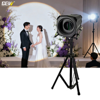 Projecteur LED de suivi électronique à double zoom automatique 300W 400W avec écran LCD DMX512 pour scène, mariage, concert, bar, club