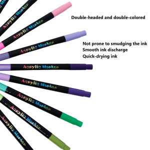 <span class=keywords><strong>Marcadores</strong></span> Acrílicos para Graffiti, Rotulador de Doble Punta para Metal, Plástico y Manualidades - Product Image 4