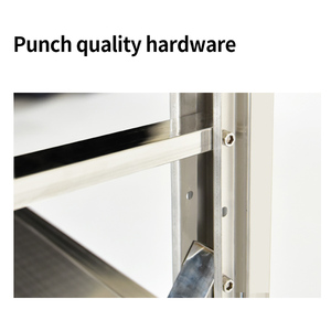 Estante de almacenamiento de acero inoxidable, estantería para cocina, almacén, venta al por mayor de fábrica - Product Image 4