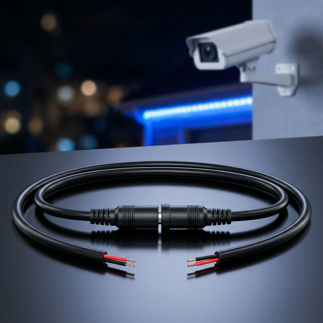 12V DC Power Extension Cable 5.5x2.1mm 5.5*2.5mm Male to Female DC5521 DC5525 PVC Insulation IP67 for CCTV LED Strip