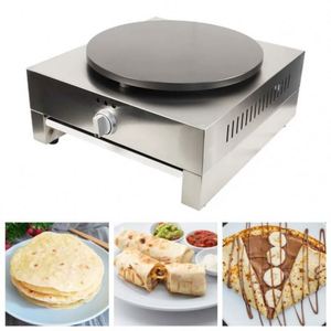 Mini-appareil de restauration professionnel : Machine électrique double tête pour la préparation de crêpes, Plaque de cuisson professionnelle à crêpes à tête unique - Product Image 2