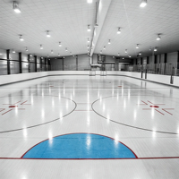 Pista de Hielo Sintético Autolubricante de Alta Densidad UHMWPE para Entrenamiento de Hockey en Patio Trasero y Patinaje Artístico