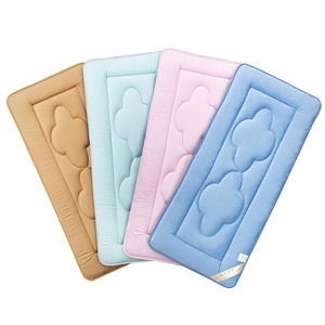 Protector de colchón para cuna impermeable, cubierta de cama para acampar, viajes, bambú, 60x120, almohadillas plegables 95X65, colchones para bebés - Product Image 1