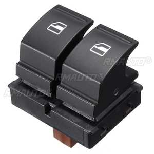 Bouton d'interrupteur de lève-vitre électrique de voiture 1Z0959858 pour Skoda Fabia 2 MK2 Octavia 1Z Roomster - Product Image 1