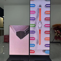 Layar LED Poster Warna Penuh Dalam Ruangan, Billboard Portabel Berdiri, Kecerahan 600CD, CMS/RDM yang Dapat Disesuaikan untuk Ritel dan Hotel