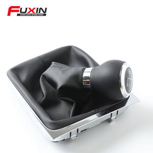 Poignée de levier de vitesse en cuir Fuxin 5/6 vitesses pour Passat B6 - Product Image 5