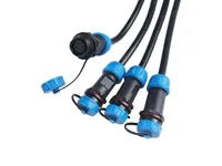 Câble d'extension de capteur industriel RS485 Modbus Splitter Hub IP68 1 à 4 Compatible avec SenseCAP Sensor Hub IoT Outdoor Use