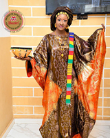 Robe Longue Africaine Traditionnelle Bazin Riche Boubou Dashiki Parfumée, Tailles Mixtes, Originale du Mali pour Mariage ou Cérémonie