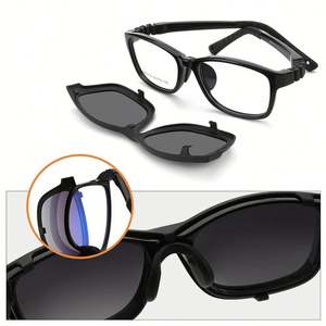 Gafas de Sol Infantiles 2 en 1 con Clip y Cadena, Personalizables con Logotipo, Venta al Por Mayor - Product Image 4