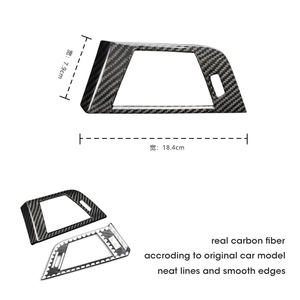 ES Carbon Fiber Car Interior Accessories Carbon Fiber Copilot Air Outlet Frame for BMW 3 4Serises F30 F31 F32 Car Accessories - Product Image 3