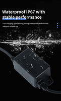 Cargador de Batería de Iones de Litio de 50W NULIKE, Personalizado de Fábrica, con Voltaje y Corriente Ajustables, Carcasa Impermeable para Uso en Exteriores, IP67