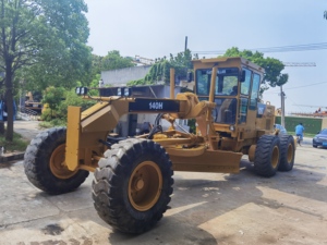 รถเกรดเดอร์ Caterpillar 140H รุ่นดั้งเดิม พร้อมใบมีด Ripper สำหรับงานหนัก มีสินค้าในสต็อก เหมาะสำหรับงานปรับระดับพื้นที่ในเหมือง เครื่องจักรก่อสร้าง - Product Image 6