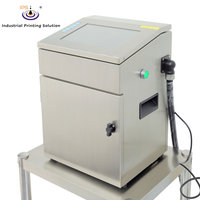 Impresora Industrial CIJ de Tinta Amarilla IPS-C9650C, Máquina de Codificación de 5 Líneas con Pantalla de Alta Definición de 10.1 Pulgadas