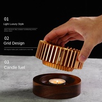 Handlicher Teewärmer aus Aluminiumlegierung mit Holzhalterung, Umweltfreundlich, Wiederverwendbar, Japanischer Stil, Wasserkocher-Zubehör