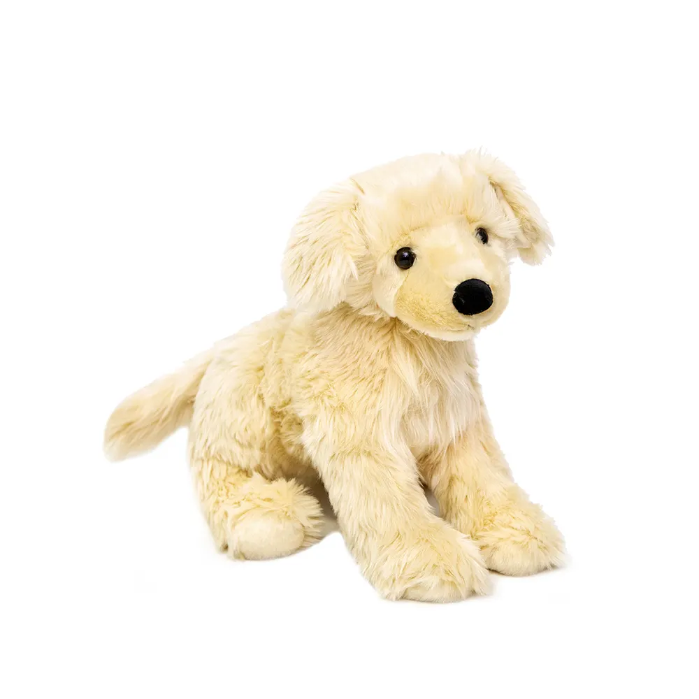 Cute simulation plush dog toys lifelike brown puppy dog plush toy