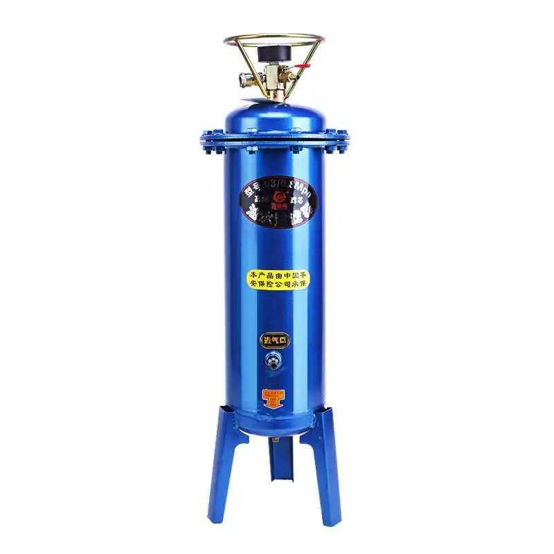 Separador de água de óleo eficiente, filtro de ar comprimido fechado de alta pressão, purificador de ar 8mpa